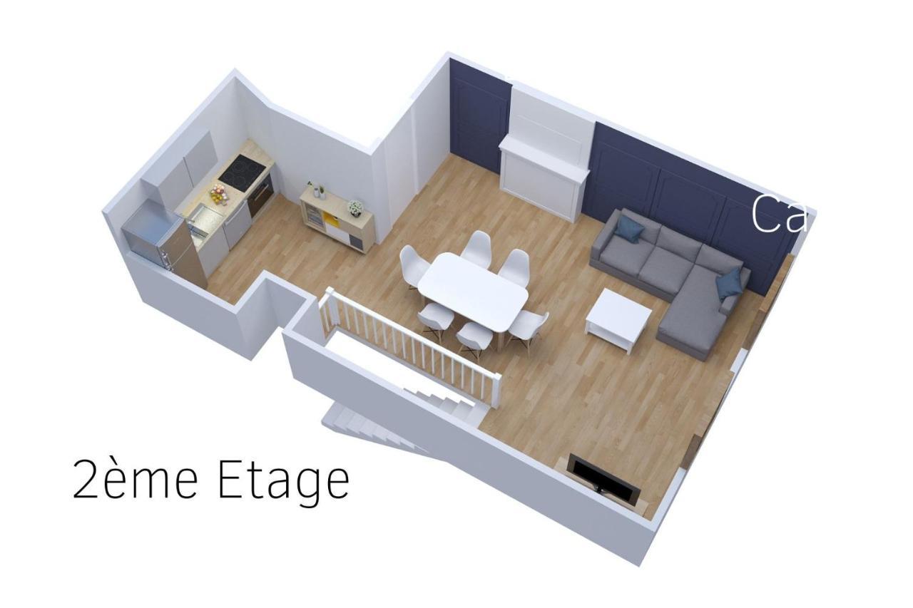 Le Double Pirou # 2 Appartements # Halte Auvergne Thiers Ngoại thất bức ảnh