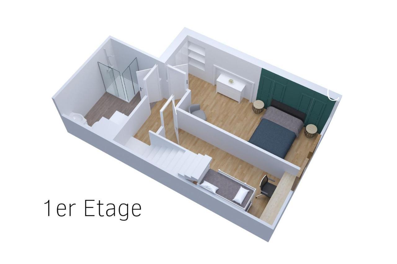 Le Double Pirou # 2 Appartements # Halte Auvergne Thiers Ngoại thất bức ảnh