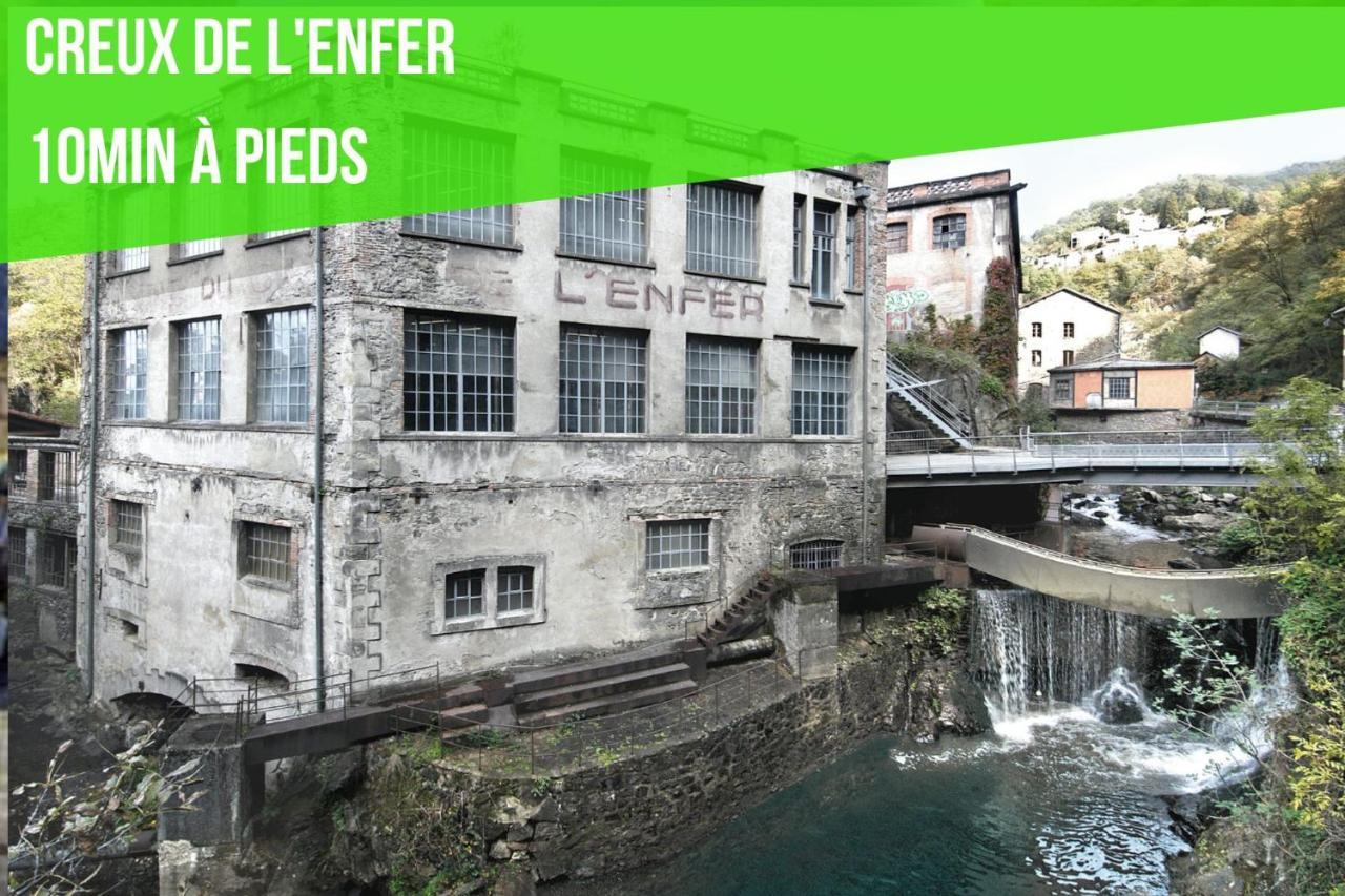 Le Double Pirou # 2 Appartements # Halte Auvergne Thiers Ngoại thất bức ảnh